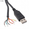 TTL-232R-3V3-WE/TTL-232R-5V-WE USB to TTL Serial Adapter Cable w/ Embedded Controller, 3.3V, 5V ,Wire Ended