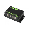 Industrial grade USB HUB, Extending 4x USB 3.2 Ports, Switchable dual hosts, Multi Protections