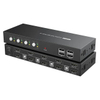 Hdmi Arc Extractor Kvm Switch Displayport 4k Usb 2 6 4 Port Bi-direction Kvm Switches Dual Monitor