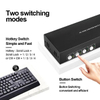 Hdmi Arc Extractor Kvm Switch Displayport 4k Usb 2 6 4 Port Bi-direction Kvm Switches Dual Monitor