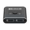 PII-DP302S DisplayPort Switch Splitter DisplayPort 1.4 MST Hub DP 1.4 Switcher Box 2 in 2 Out Supports 4K@60Hz Extended Display Audio & Video Selector Boxes Compatible