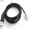 TTL-232R-3V3-WE/TTL-232R-5V-WE USB to TTL Serial Adapter Cable w/ Embedded Controller, 3.3V, 5V ,Wire Ended