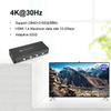 Hdmi Arc Extractor Kvm Switch Displayport 4k Usb 2 6 4 Port Bi-direction Kvm Switches Dual Monitor