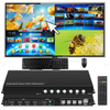 Custom Multi-Viewer KVM Matrix Switcher 4K HDMI Multiviewer Switch Screen Divider 4 HDMI Screen Splitter with Seamless 