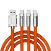 Universal Multiple Charge Cord 3 in 1 Multi Charging Cable 120W 6A Fast Charging USB Cable 