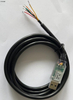 TTL-232RG-VSW5V-WE USB to TTL cable w/ Embedded Electronics, LEDs, 5V/450mA, Wire Ended