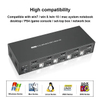 Hdmi Arc Extractor Kvm Switch Displayport 4k Usb 2 6 4 Port Bi-direction Kvm Switches Dual Monitor