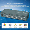 HDMI KVM Switch dual monitor 4 port 4k 60hz KVM Switches