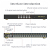 CUSTOM 16 Port HDMI DVI VGA SDI USB KVM Switch Supports Hotkeys Switching up to 4K@60Hz